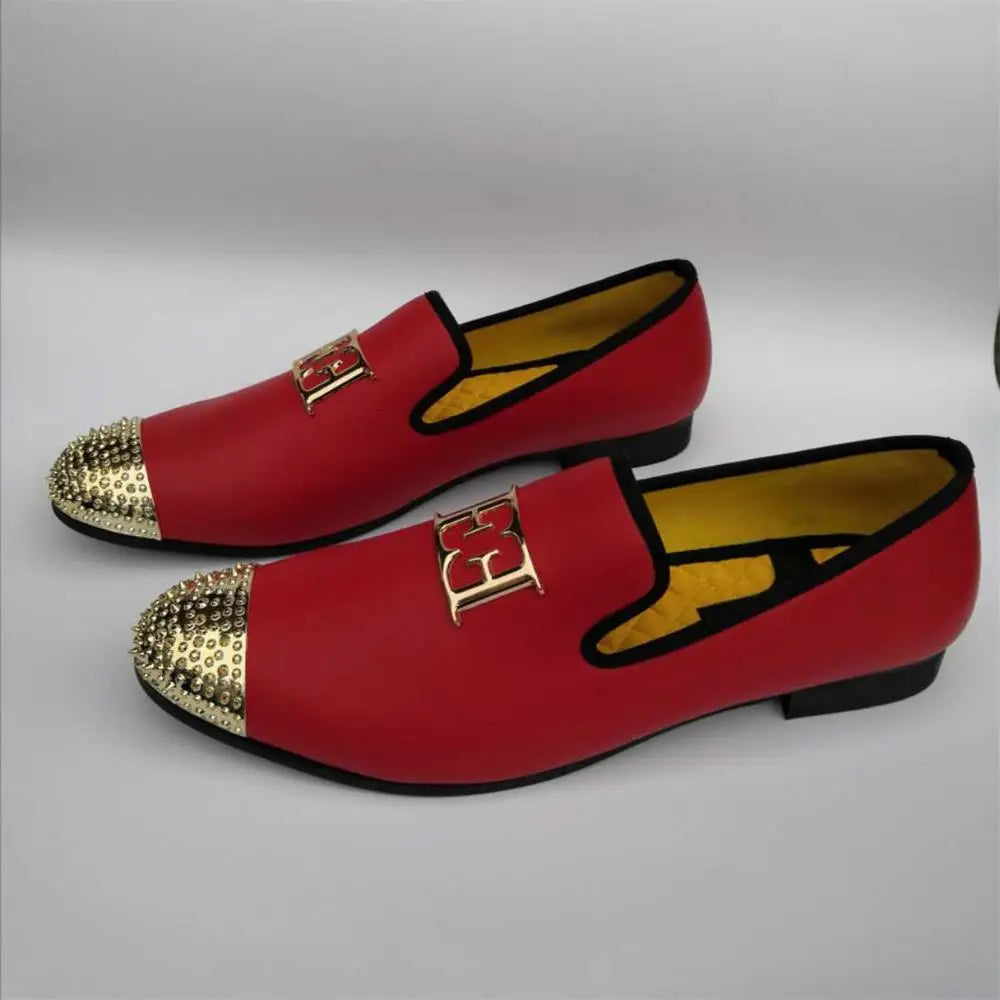 Casual Metal Top Loafers