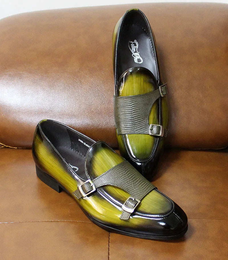 Men Monk Strap Loafers