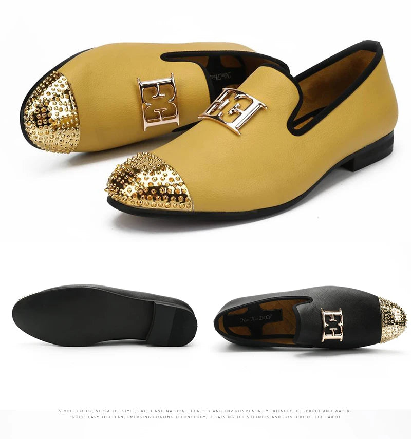 Casual Metal Top Loafers