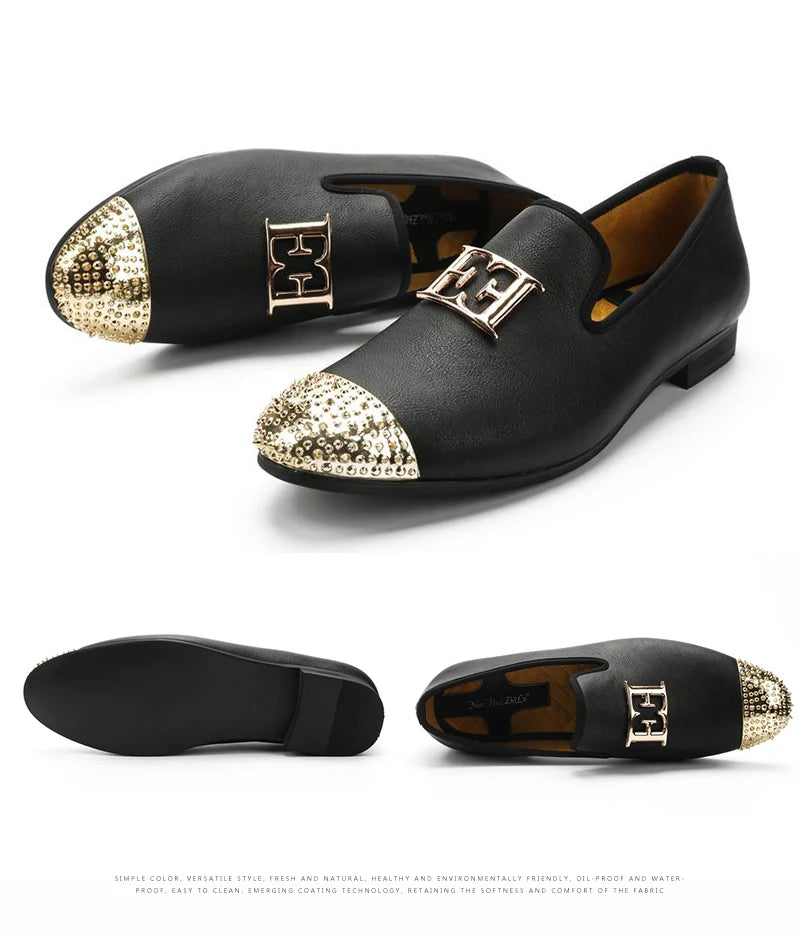 Casual Metal Top Loafers