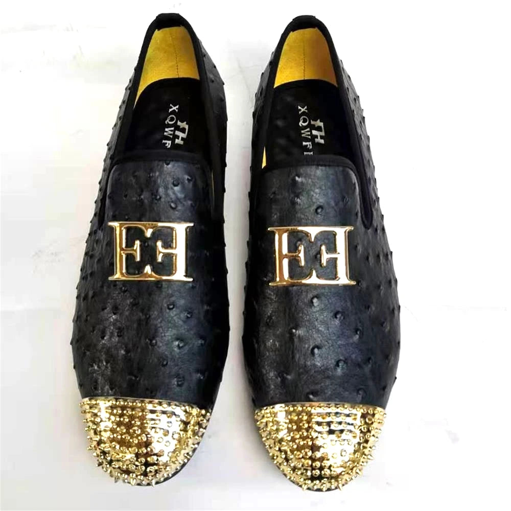 Casual Metal Top Loafers