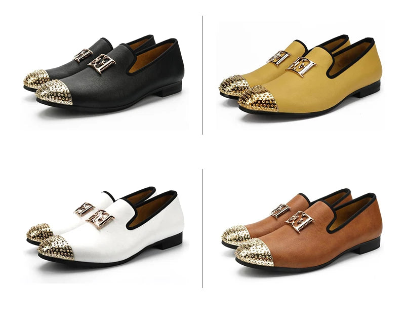 Casual Metal Top Loafers