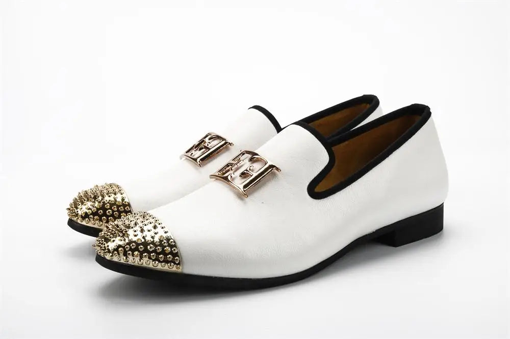 Casual Metal Top Loafers