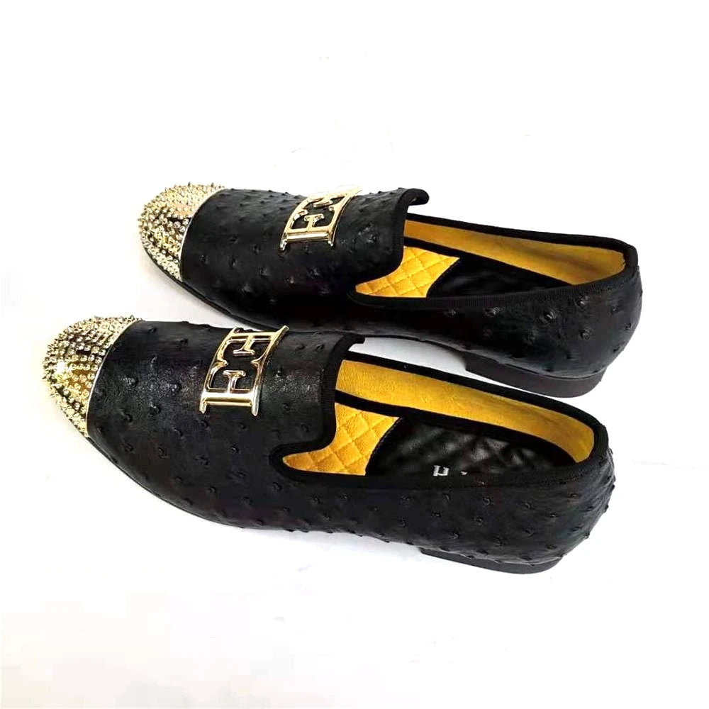 Casual Metal Top Loafers