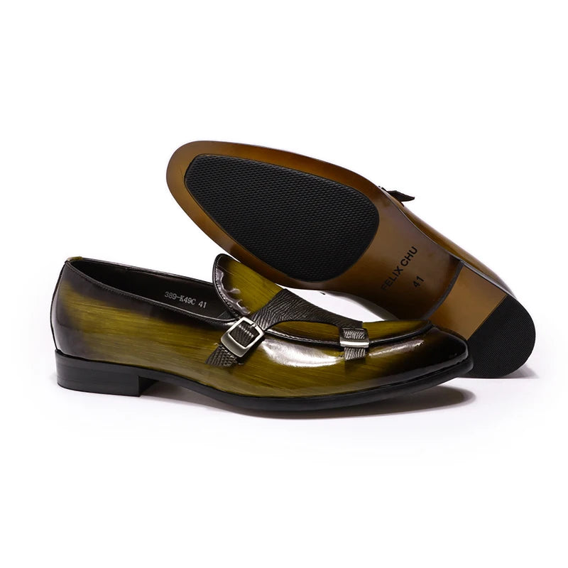 Men Monk Strap Loafers