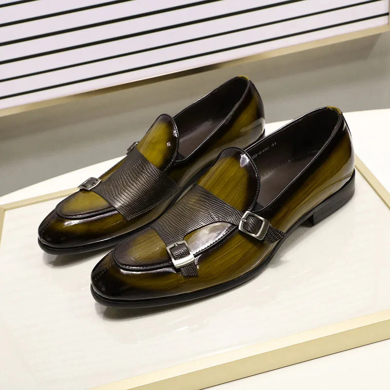 Men Monk Strap Loafers