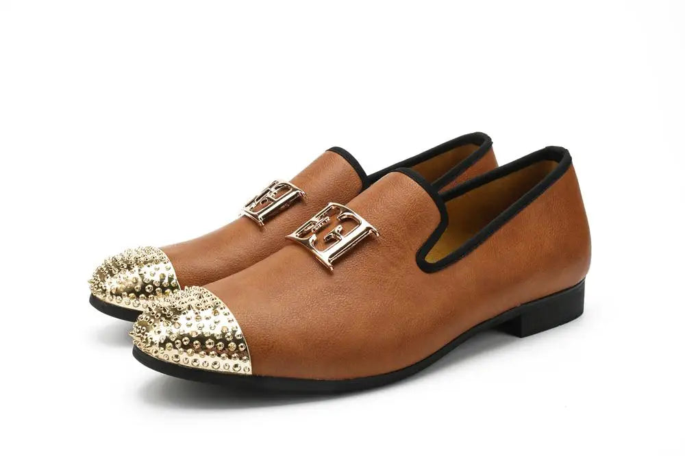 Casual Metal Top Loafers