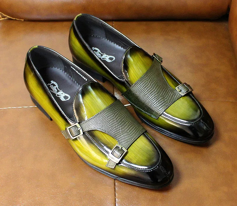 Men Monk Strap Loafers