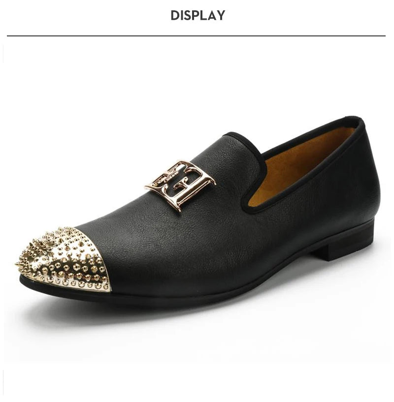 Casual Metal Top Loafers