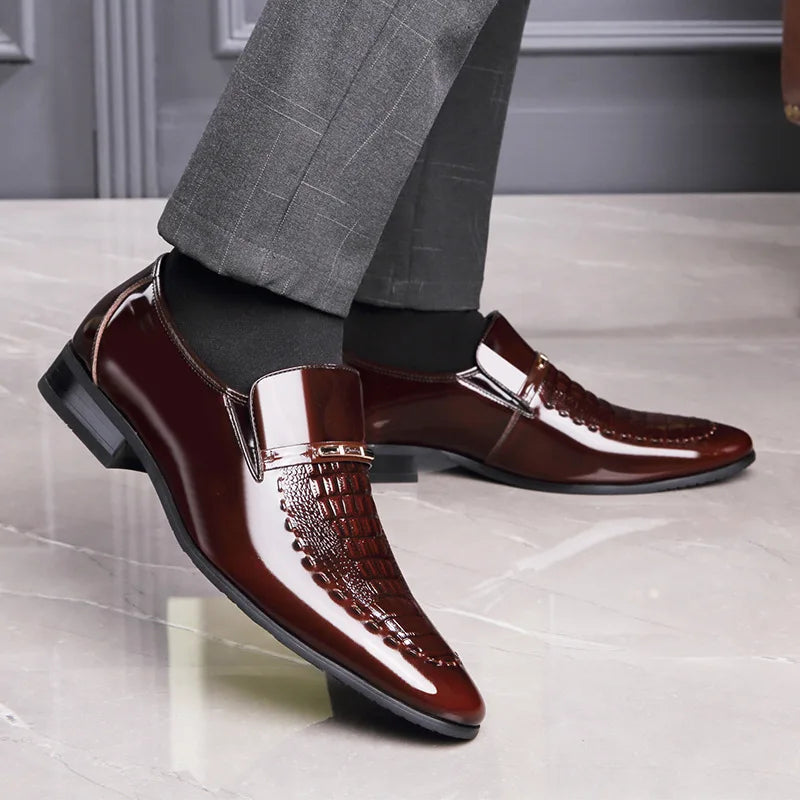 Men Pointed Leather Shoes