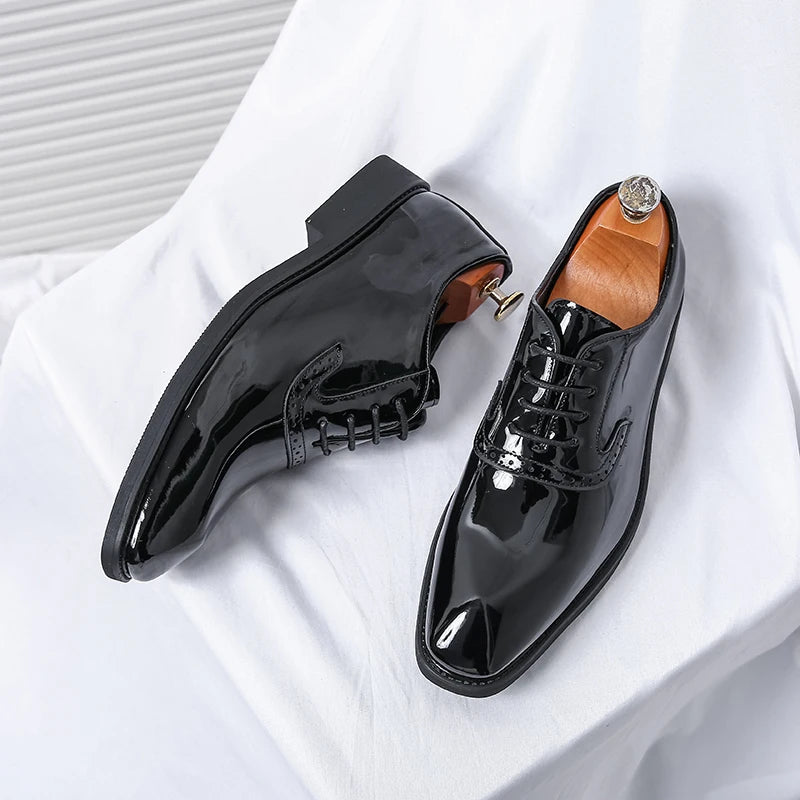 Men Pointed Oxford Shoes