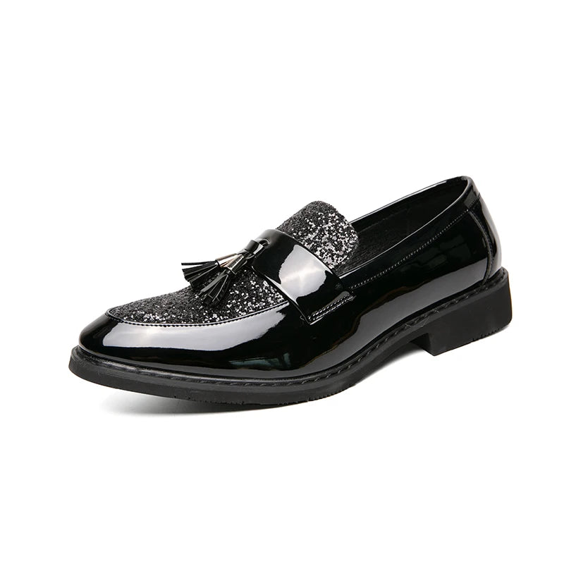 Men's Glossy Leather Shoes