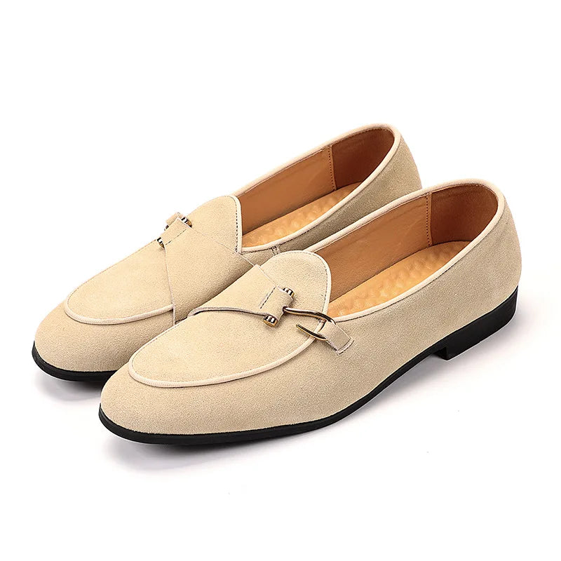 Men Trendy Suede Loafers