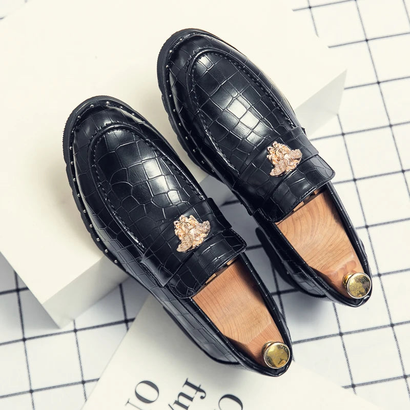 Men Designer Leather Loafers