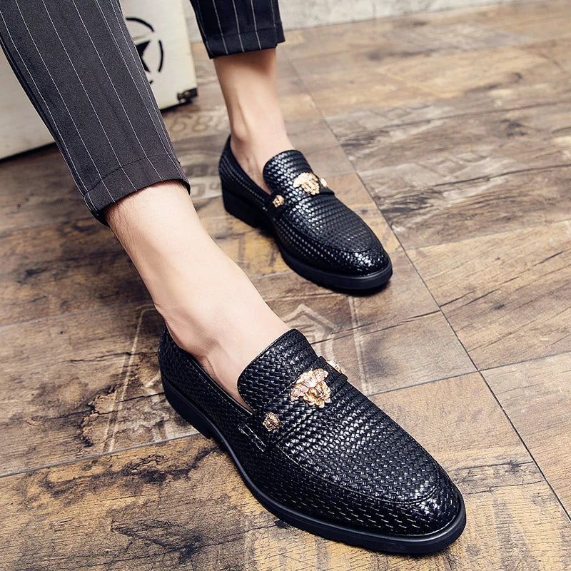 Men Designer Leather Loafers