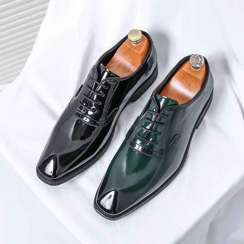 Men Pointed Oxford Shoes