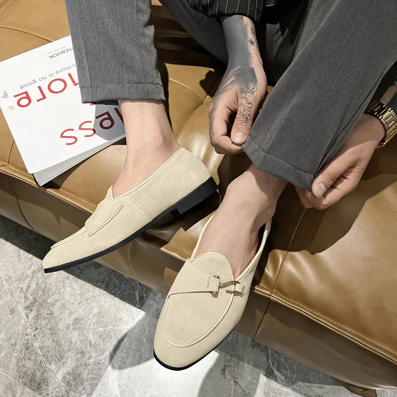 Men Trendy Suede Loafers