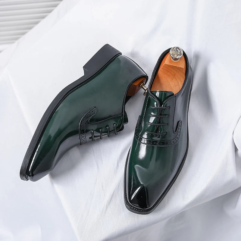 Men Pointed Oxford Shoes