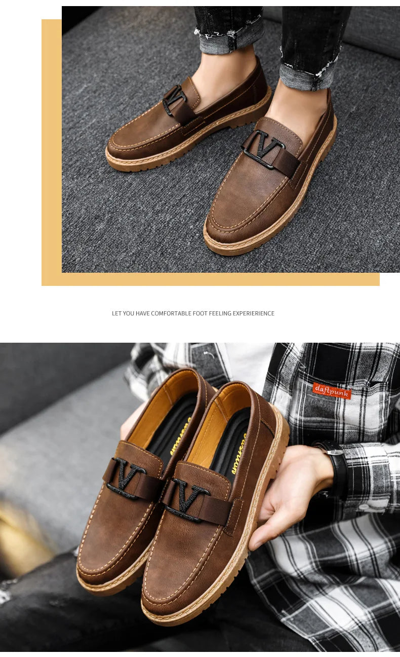 Comfy Men's Flats Loafers