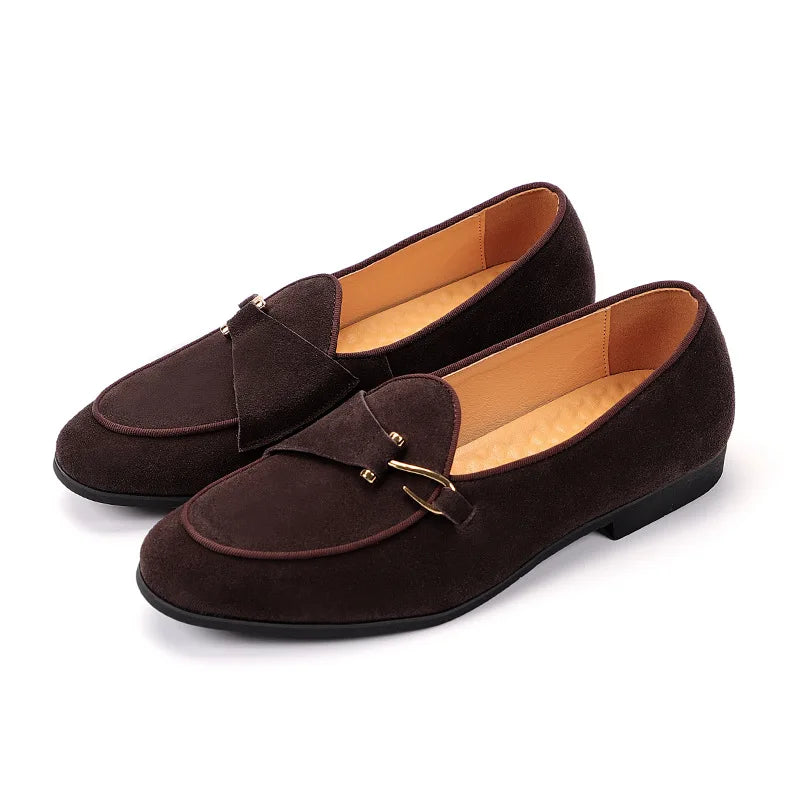 Men Trendy Suede Loafers