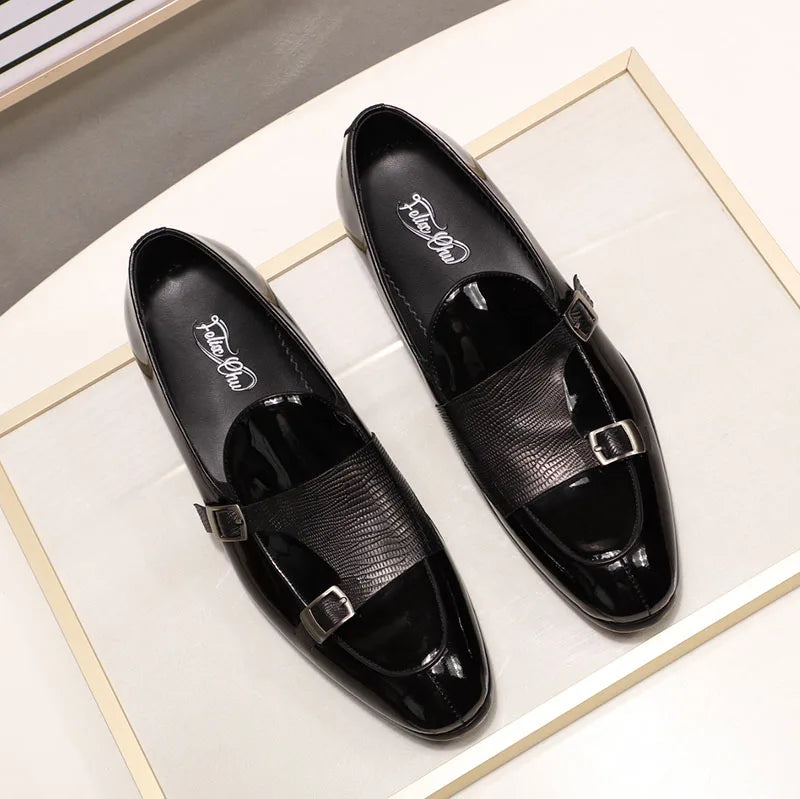 Men Monk Strap Loafers