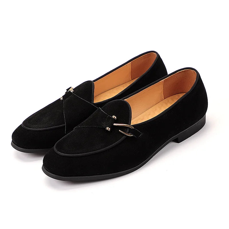 Men Trendy Suede Loafers