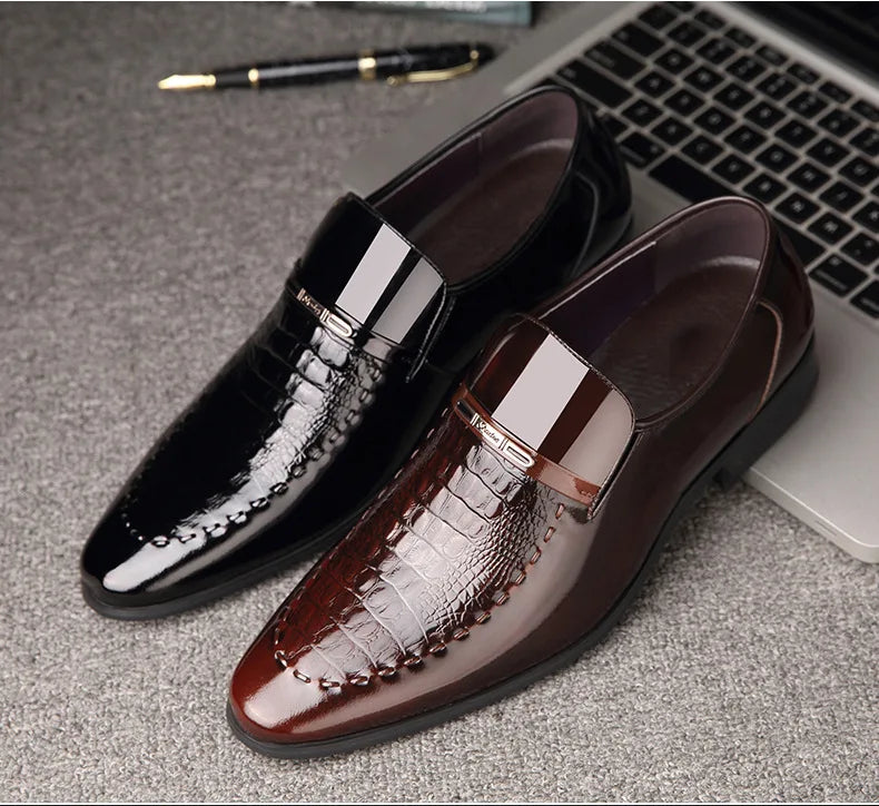 Men Pointed Leather Shoes